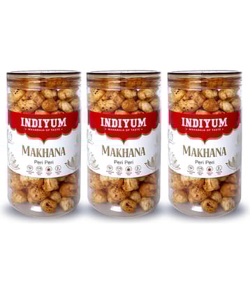 Indiyum Foxnuts Makhana PeriPeri Flavour 90gm (Pack of 3)