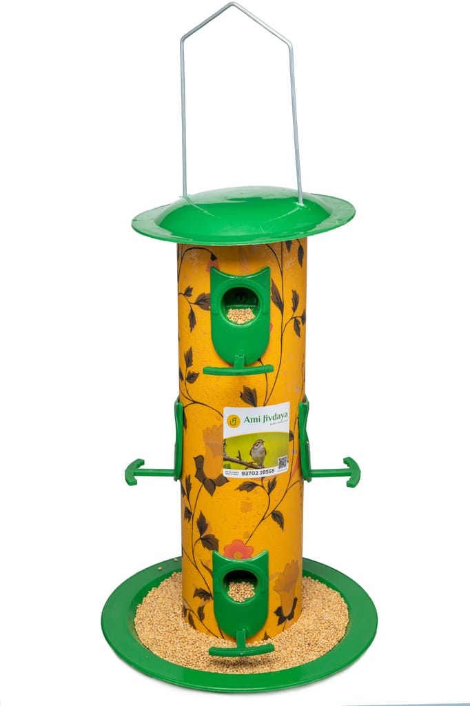 Amijivdaya 6 Nozzle Metal Bird Feeder.
