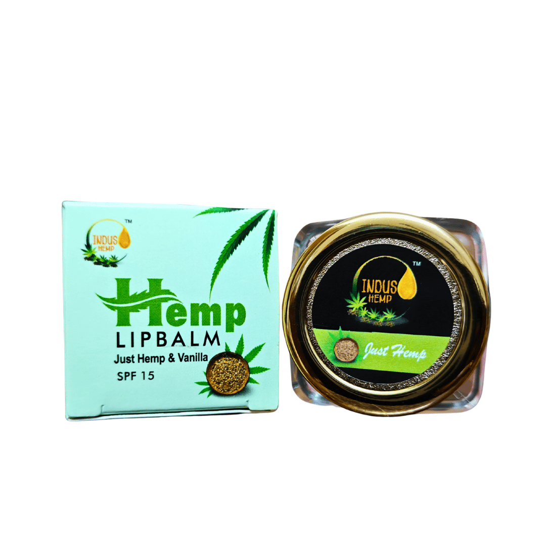 INDUS HEMP LIP BALM | JUST HEMP VANILLA | SPF 15 | HEAVY DUTY MOISTURIZER