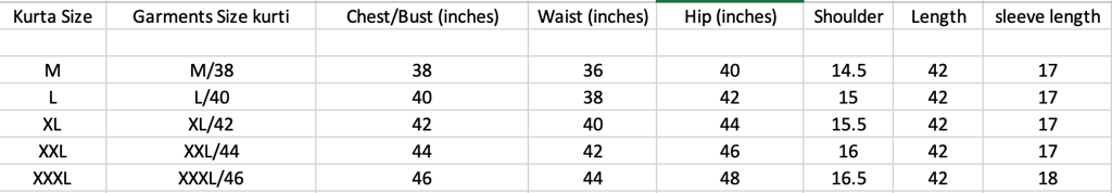 Size Guide Size Guide