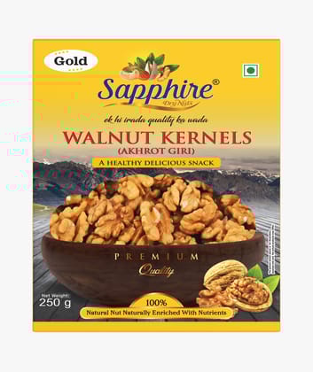 Sapphire Dry Nuts Walnut Kernel Akhrot Giri Gold - 250gm