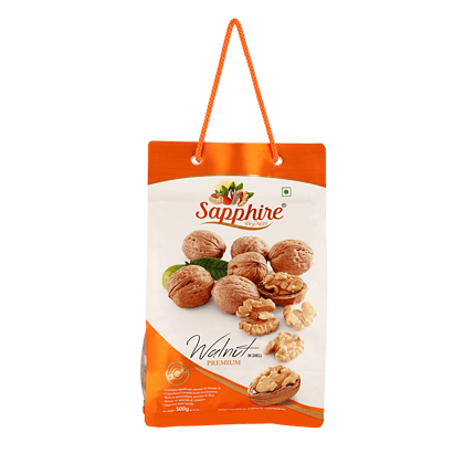 Sapphire Dry Nuts American Inshell Walnut orange - 500gm