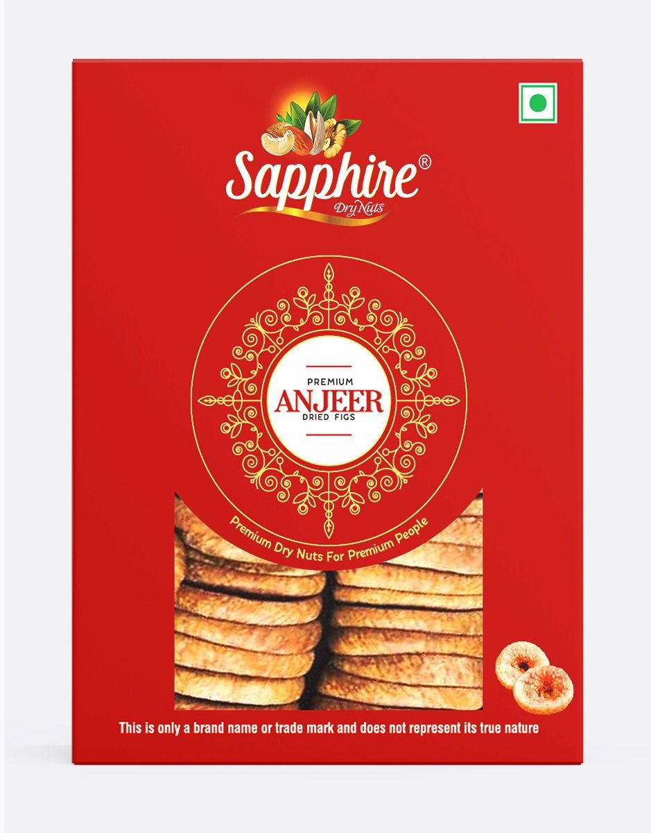 Sapphire Dry Nuts Premium Anjeer Dried Figs Royal Red 250gm