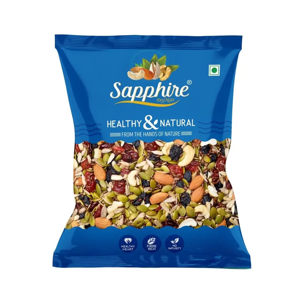 Sapphire Dry Nuts Trail Mix Pouch 500gm