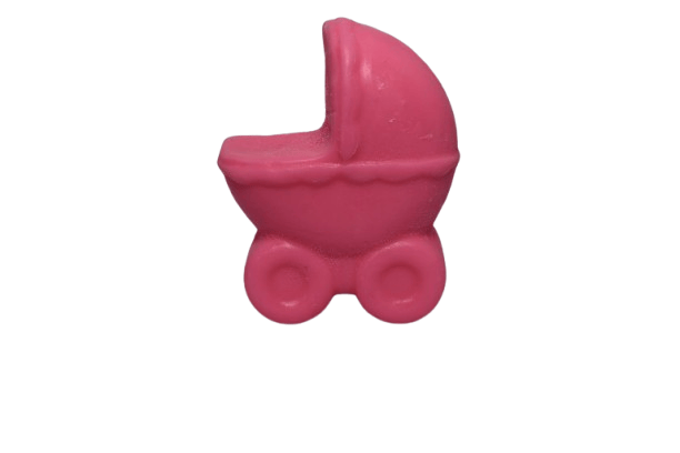 Handmade Baby Carriage Soap – Pink | Baby Shower Favor or Gift