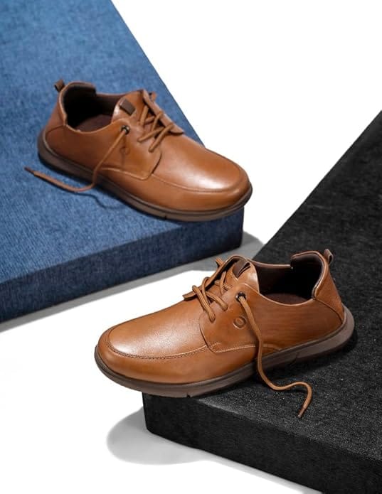 Modern Men Egroose Men's Zero Gravity Premium Genuine Leather Sneaker Casual Shoes for Men Styli