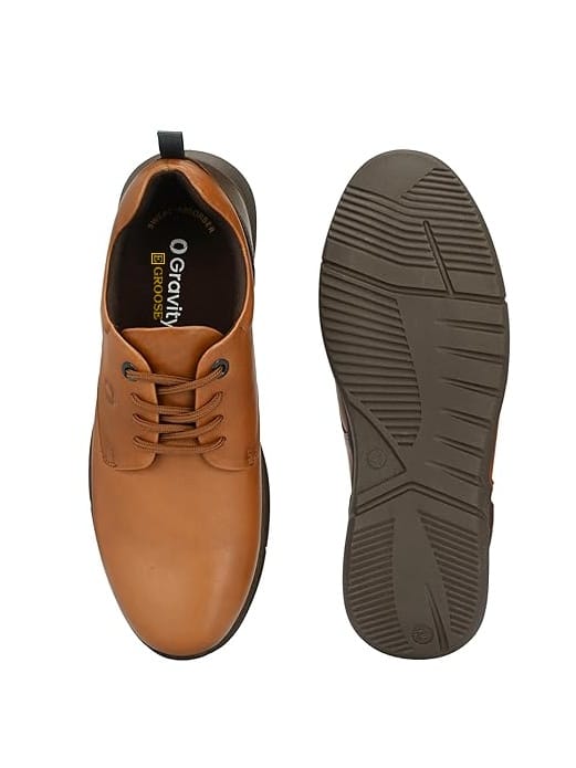 Stylish Men Egroose Men's Zero Gravity Premium Genuine Leather Sneaker Casual Shoes for Men Styl