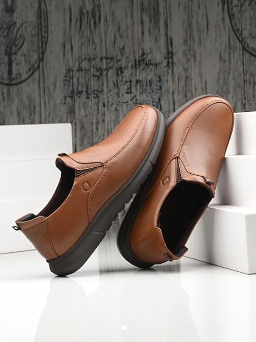 Latest Men Egroose Men's Zero Gravity Premium Genuine Leather Sneaker Casual Shoes for Men Styli