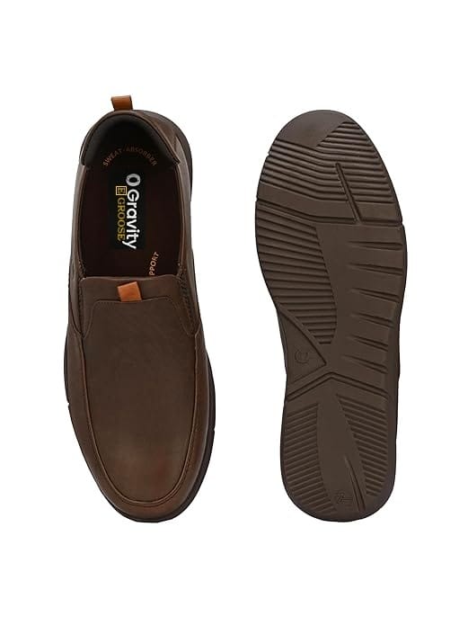 New Men Egroose Men's Zero Gravity Premium Genuine Leather Sneaker Casual Shoes for Men Stylish 