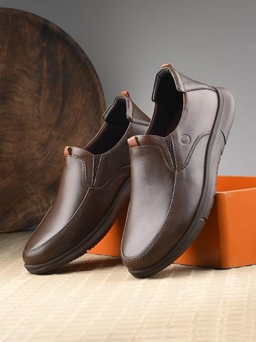 New Men Egroose Men's Zero Gravity Premium Genuine Leather Sneaker Casual Shoes for Men Stylish 
