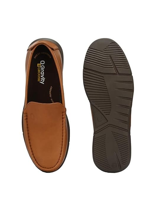 New Men Egroose Men's Zero Gravity Premium Genuine Leather Sneaker Casual Shoes for Men Stylish 