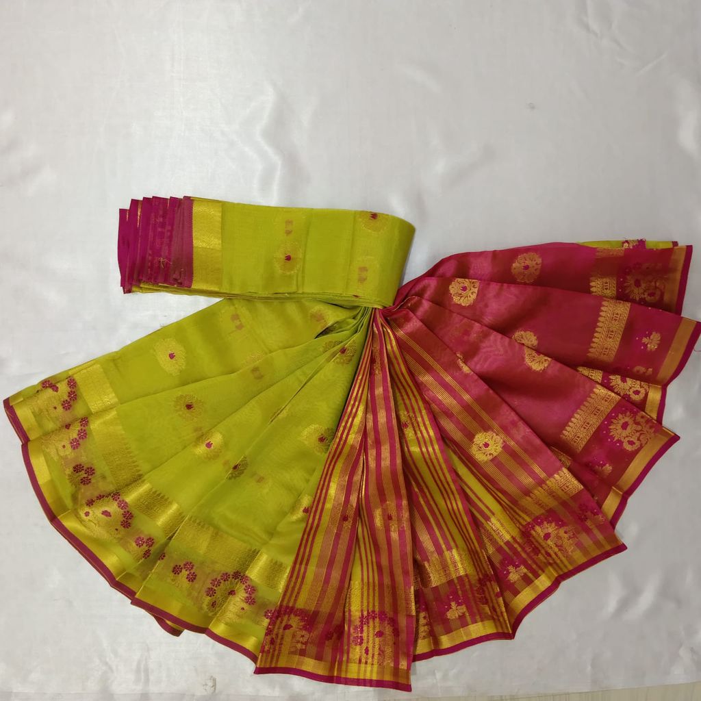 Silk Cotton Saree with Blouse