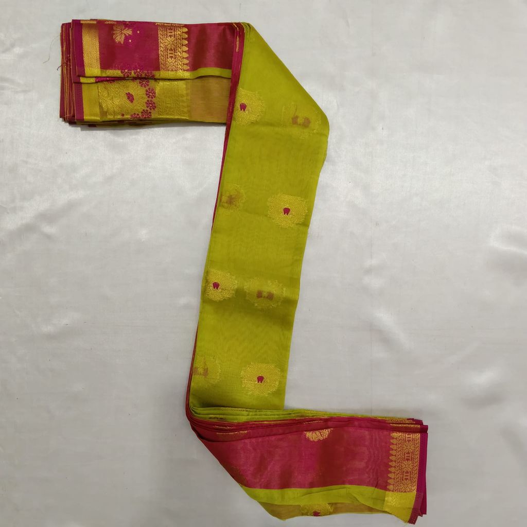 Silk Cotton Saree with Blouse