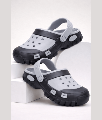 Clymb - Grey Men's Clogs