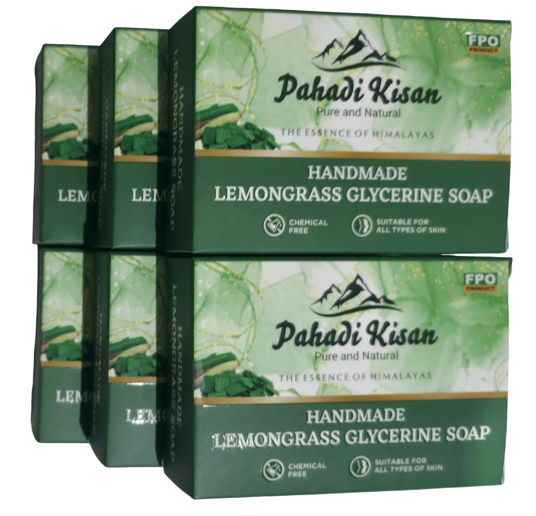 Lemongrass Glycerine Soap (Pack of 6)
