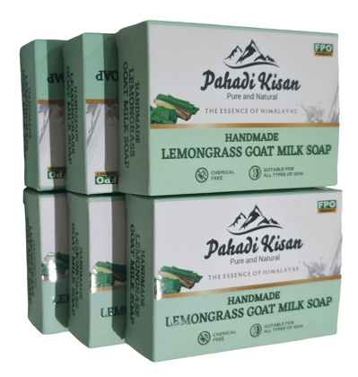 Lemongrass Goat Milk Soap (Pack of 6)