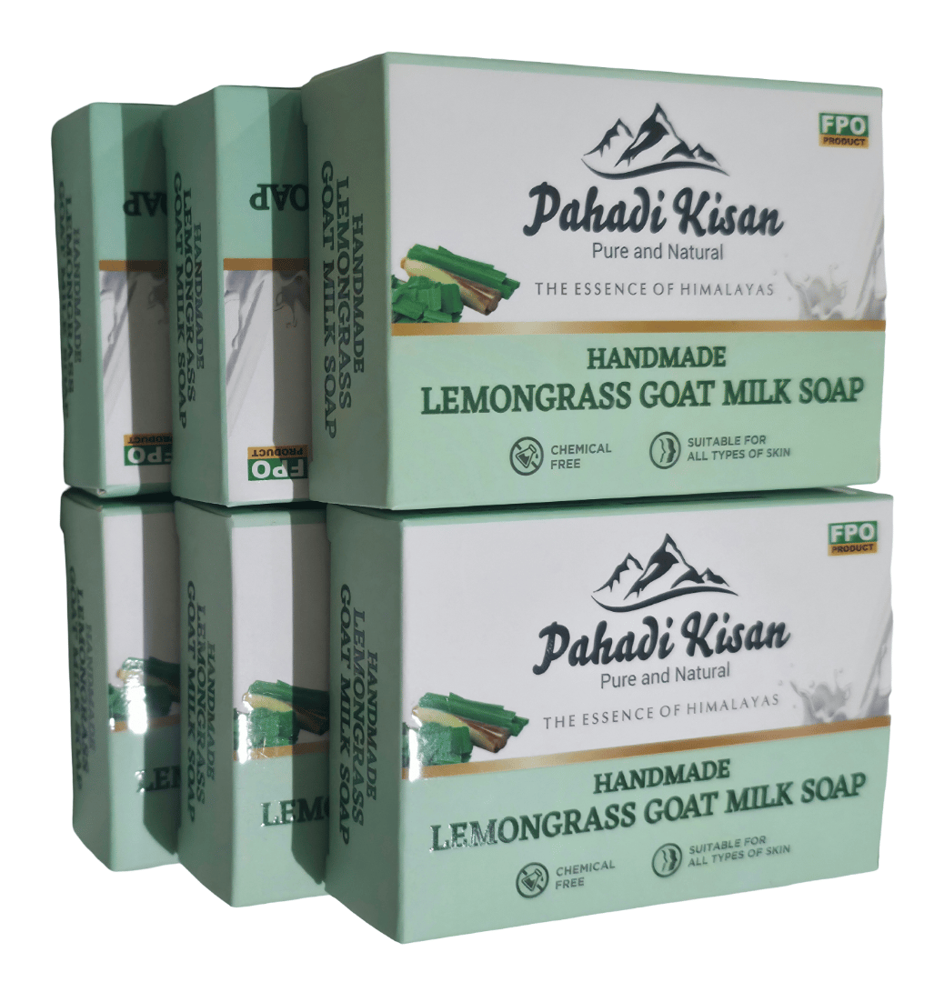 Lemongrass Goat Milk Soap (Pack of 6)