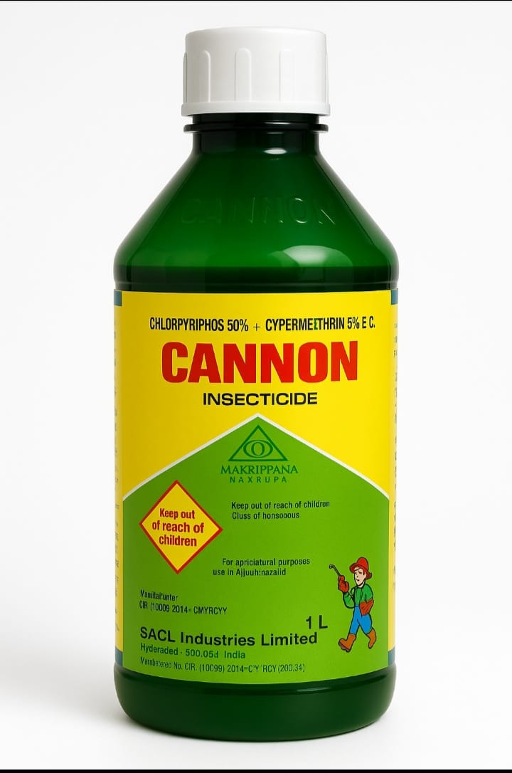 CANNON Insecticide - Chlorpyriphos & Cypermethrin - 1L