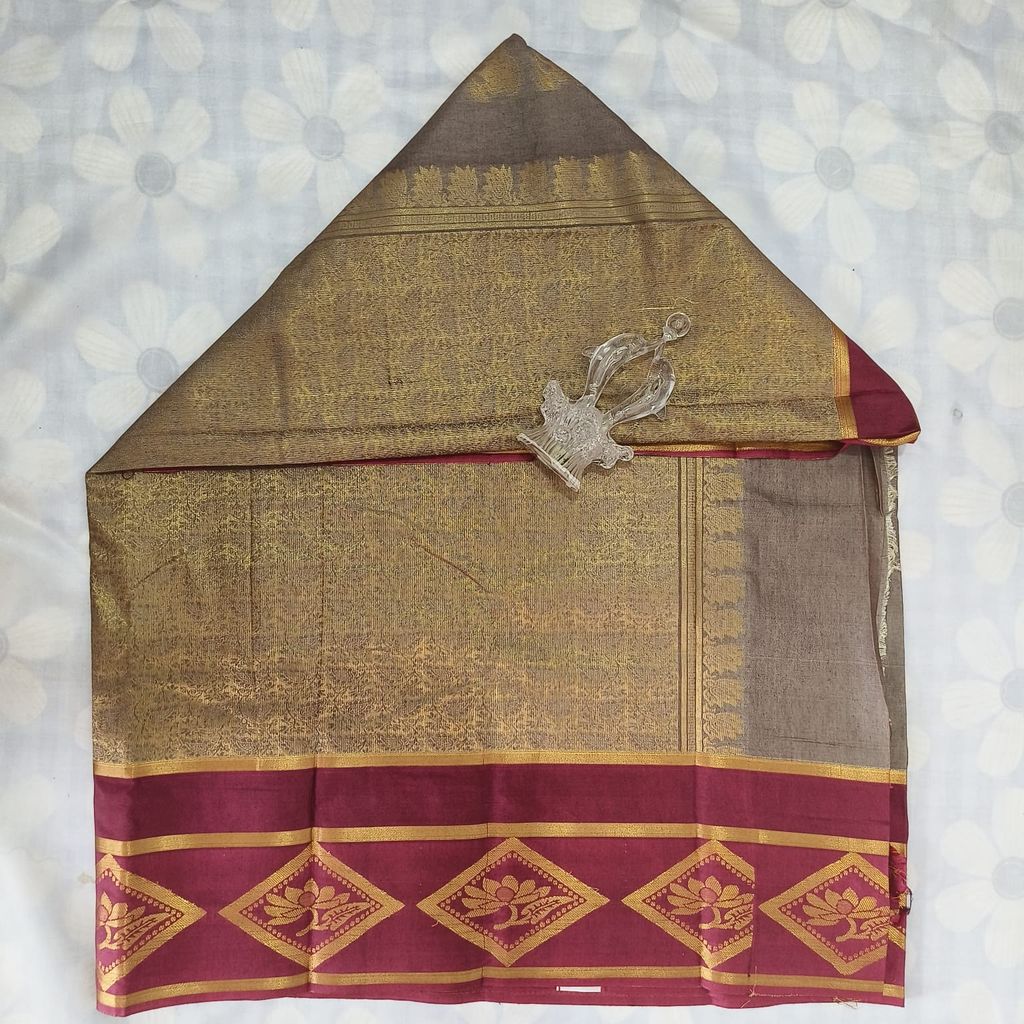Silk Cotton Saree with Blouse