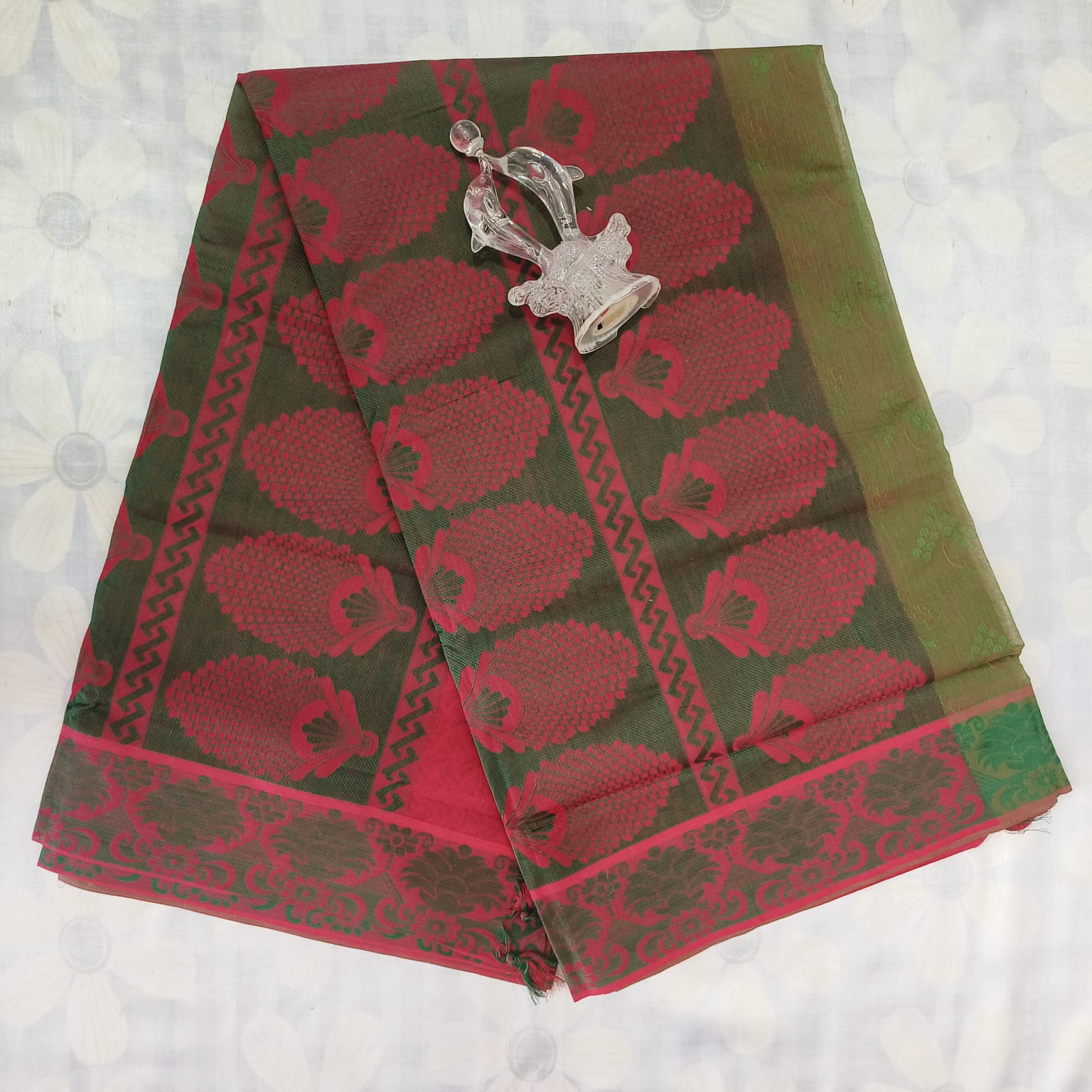 Silk Cotton Saree with Blouse