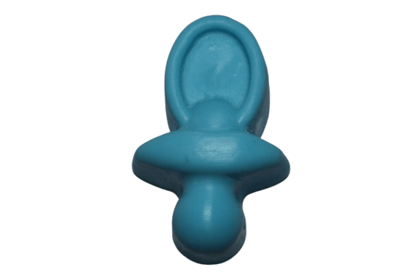Blue Silicone Baby Pacifier - Soothing Comfort for Infants