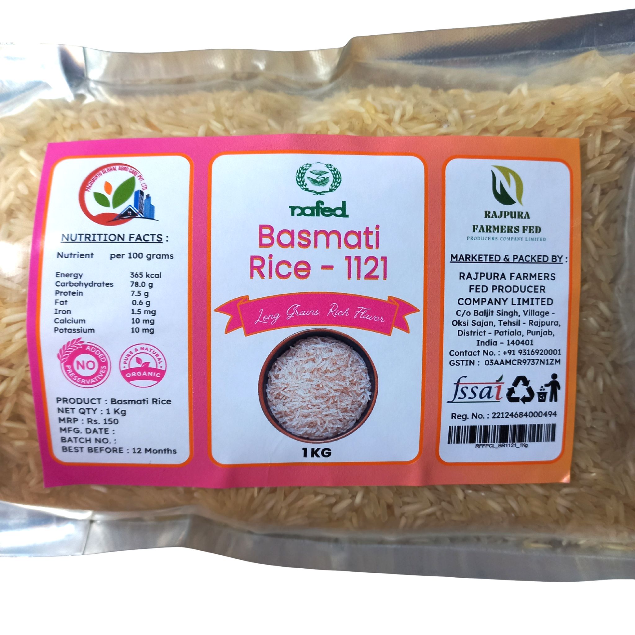 Basmati Rice - 1121