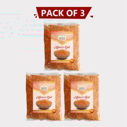 Masoor Dal (Pack of 3)