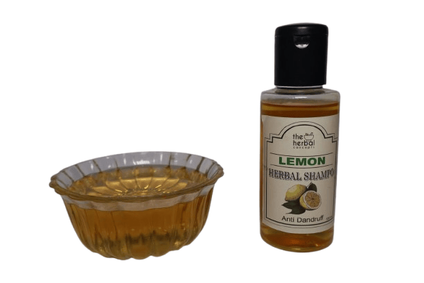 Lemon Herbal Shampoo - Anti-Dandruff & Refreshing Cleanse