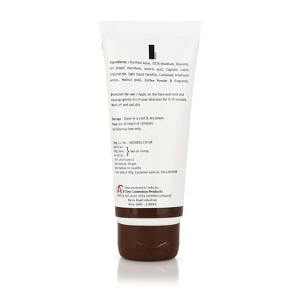 Mxoyere Coffee Scrub - Exfoliating & Invigorating, Paraben Free, 60gm