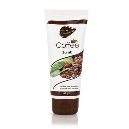 Mxoyere Coffee Scrub - Exfoliating & Invigorating, Paraben Free, 60gm
