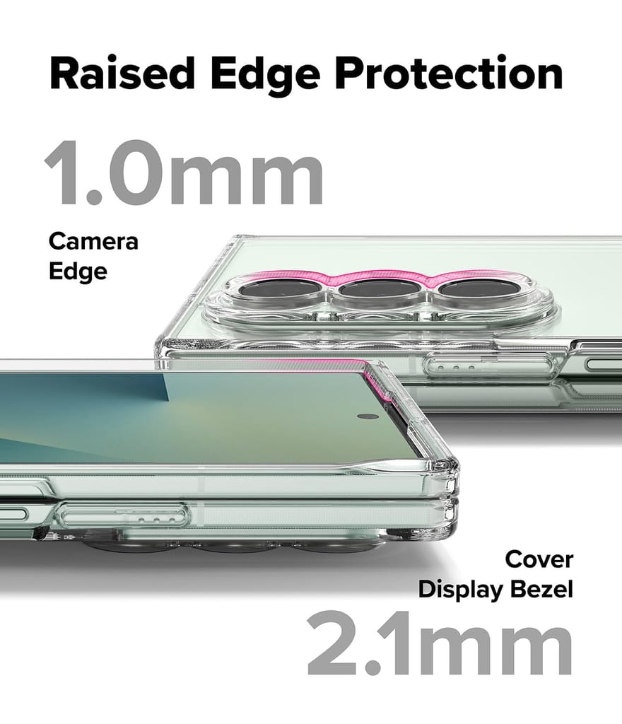 Samsung Galaxy Z Fold 7  Transparent Protective Back Cover