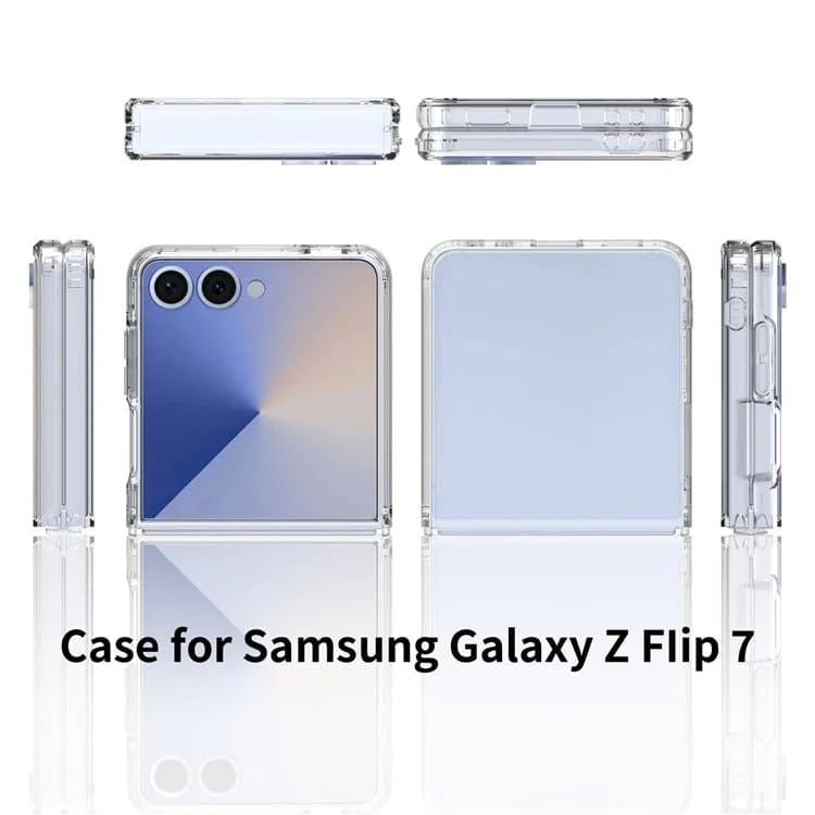 Samsung Galaxy Z Flip 7 5G Hard Transparent Back Cover