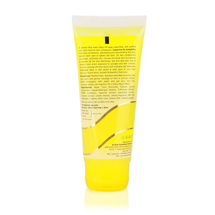 Mxofere Aloe Vera & Lemon Face Wash - Deep Cleansing & Skin Lightening