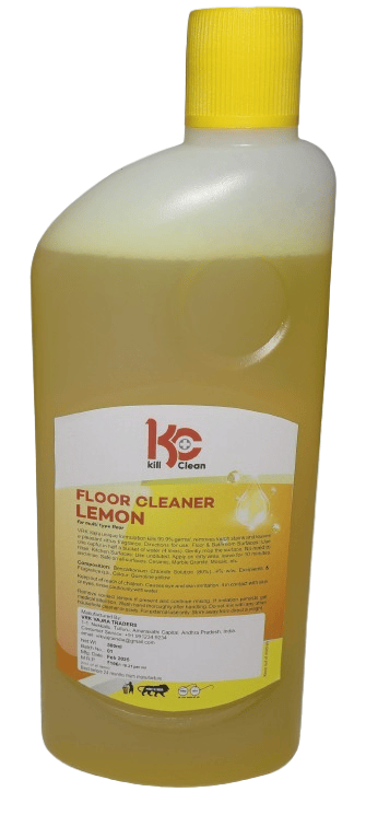 Lemon Floor Cleaner – 500ml | 99.9% Germs Removal, Pleasant Citrus Fragrance, Effective Surface Cleaner