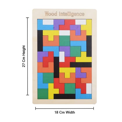 Multi Color Wooden Puzzle Board | Tetris Building Blocks Puzzle | Wooden Games | Children Toys Multi Color Wooden Puzzle Board | Tetris Building Blocks Puzzle | Wooden Games | Children Toys