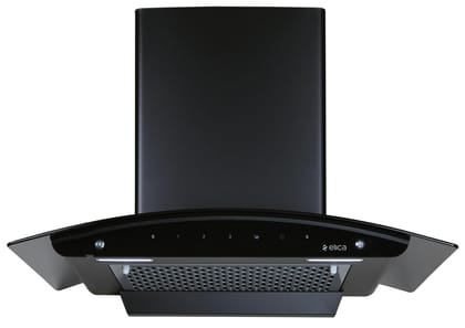 Elica 75cm 1200 m3/hr Filterless Autoclean Kitchen Chimney with 10 Years Motor & 5 Years Comprehensive Warranty | FL 750 SLIM HAC MS NERO | Touch + Motion Sensor Control | Black Elica 75cm 1200 m3/hr Filterless Autoclean Kitchen Chimney with 10 Years Mot