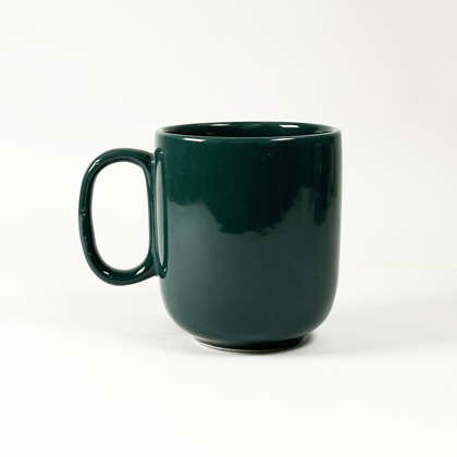 Heritales Temple Moss Ceramic Mug for Coffee, Milk & Tea Lovers – 350 ML | Handcrafted in India | Vegan, Bone China-Free | Microwave, Dishwasher & Freezer Safe | Premium Artisanal Mug–  Set of 1