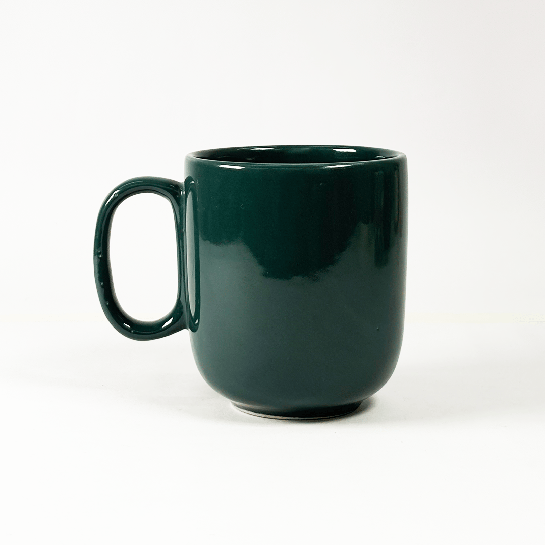 Heritales Temple Moss Ceramic Mug for Coffee, Milk & Tea Lovers – 350 ML | Handcrafted in India | Vegan, Bone China-Free | Microwave, Dishwasher & Freezer Safe | Premium Artisanal Mug–  Set of 1