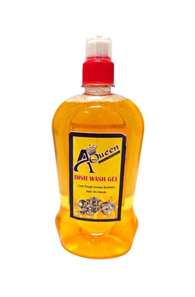 AQueen Dish Wash Gel - Cuts Tough Grease & Safe on Hands