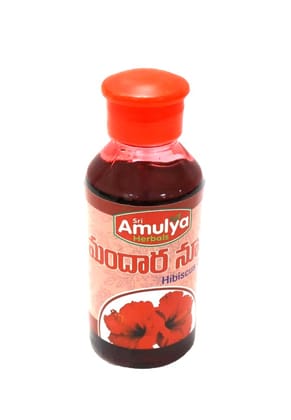 Sri Amulya Herbals Hibiscus Oil - Hair Growth & Shine