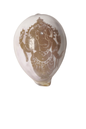 Embossed Cowrie Shell Decorative Art