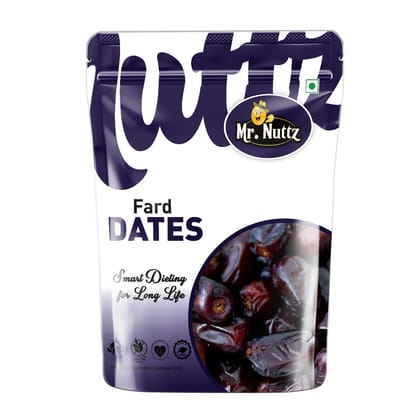 Mr.Nuttz Fard Dates 500g, Soft And Chewy Texture Khajur, Khajoor Dates  (1 x 500 g)