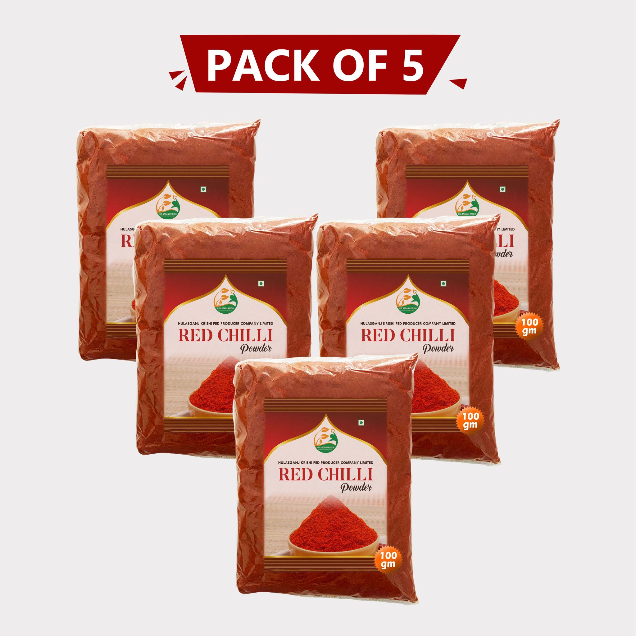 Red Chilli Powder (Pack of 5)