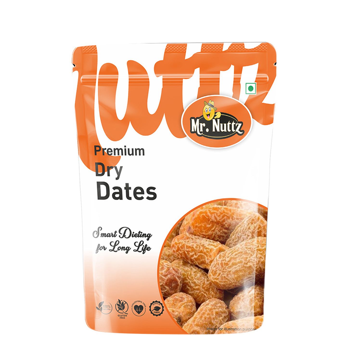 Mr.Nuttz Yellow Dry Dates | Peela Sukha Khajoor | Dry Chuhara | Pili Kharak (1KG) Dry Dates  (2 x 0.5 kg)