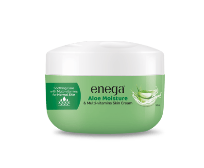 Enega Aloe Vera & Multivitamin Cream | Deep Moisture & Glow Boost | 100ml