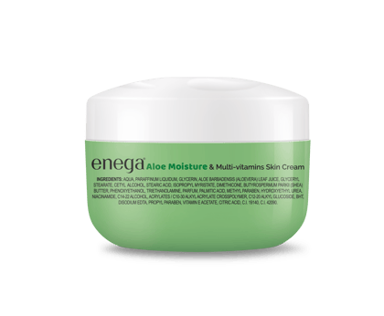 Enega Aloe Vera & Multivitamin Cream | Deep Moisture & Glow Boost | 100ml