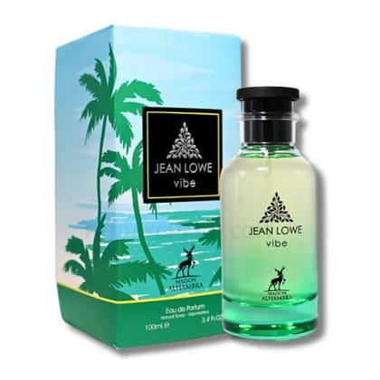 Jean Lowe Vibe by Maison Alhambra – Unisex Eau De Parfum (Woody, Fresh & Sophisticated – 100ml)
