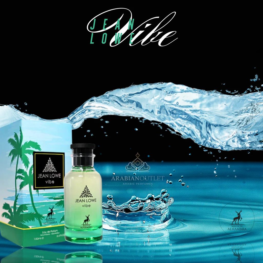 Jean Lowe Vibe by Maison Alhambra – Unisex Eau De Parfum (Woody, Fresh & Sophisticated – 100ml)