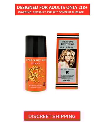 DRAGON SUPER DOOZ 34000 DELAY SPRAY with Extra Vitamin 'E' | Original & Effective Delay Spray for Long-Lasting