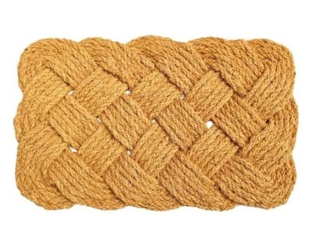 Braided Coir Doormat - Durable Entryway Decor